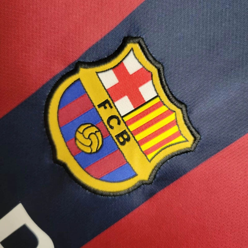 Kit Infantil Retrô Barcelona - Temporada 2014/15 - Home