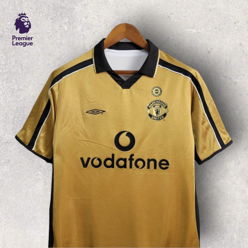 Retrô Manchester United - Temporada 2001/02 - Home/Away (Dupla Face)