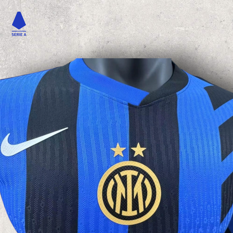 Camisa Manga Longa Inter de Milão Masculino - Temporada 2024/25 - Home (Versão Jogador)