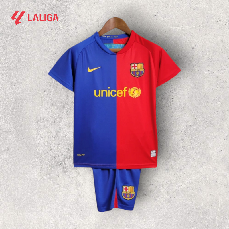 Kit Infantil Retrô Barcelona - Temporada 2008/09 - Home