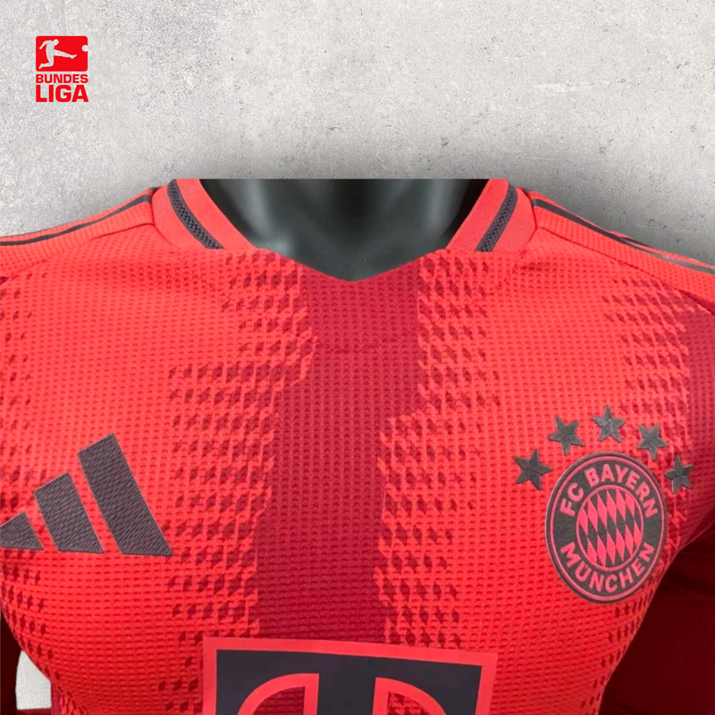 Camisa Manga Longa Bayern de Munique Masculino - Temporada 2024/25 - Home (Versão Jogador)