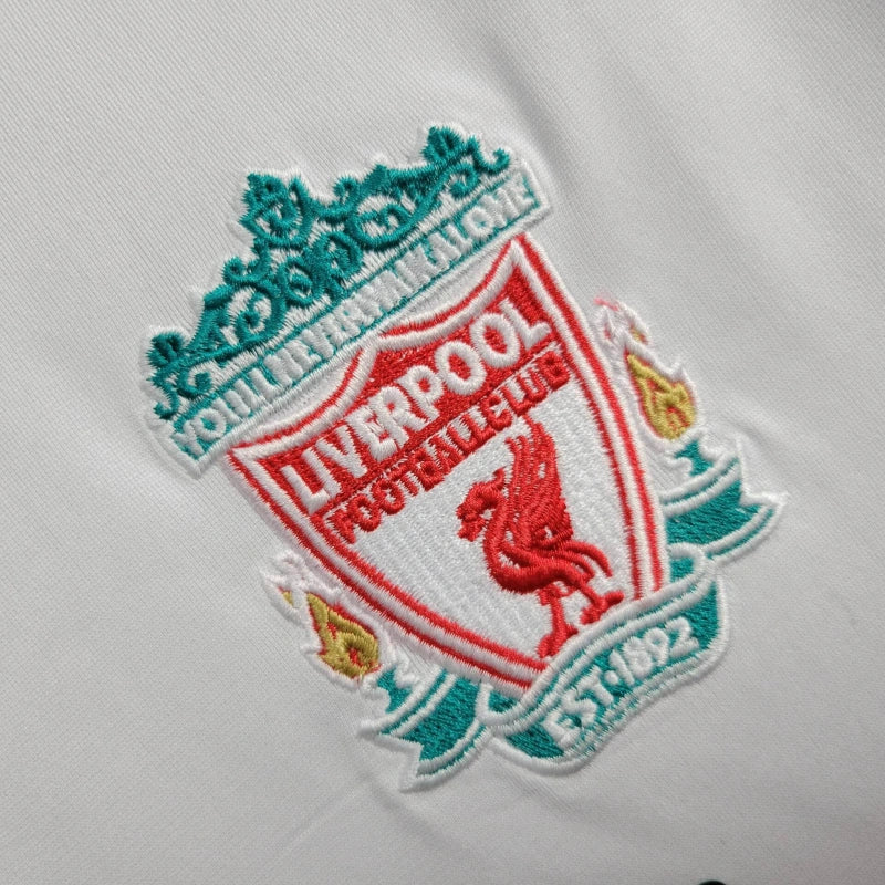 Retrô Manga Longa Liverpool - Temporada 2006/08 - Away