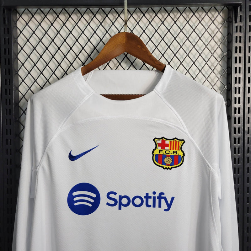 Camisa Manga Longa Barcelona Masculino - Temporada 2023/24 - Away