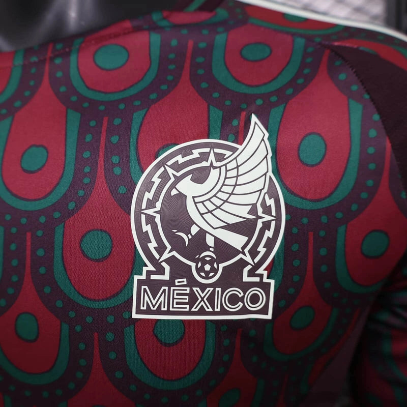 Camisa Manga Longa México Masculino - Temporada 2024/25 - Home (Versão Jogador)