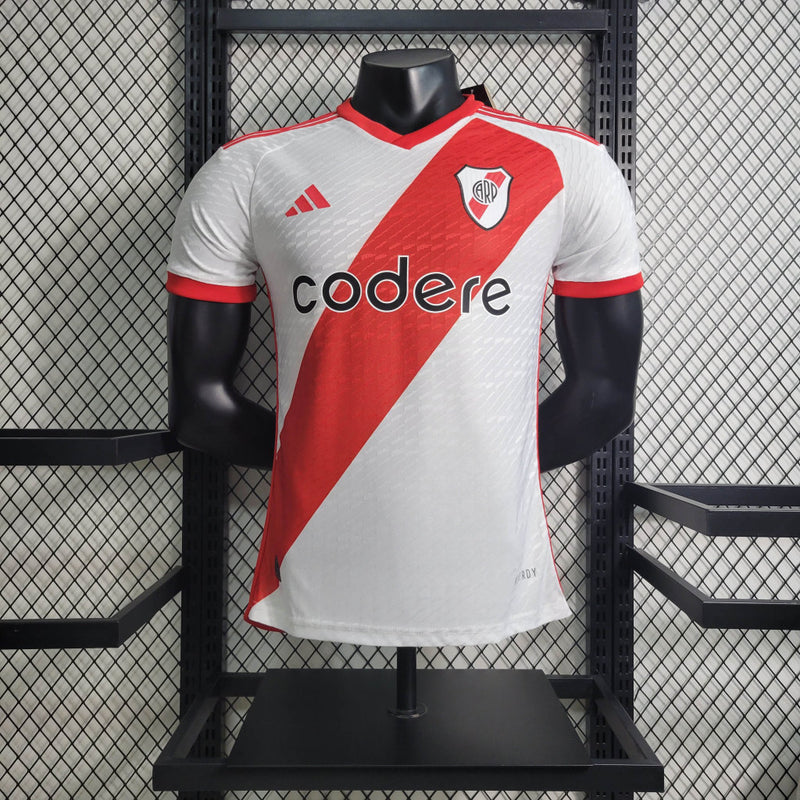 Camisa River Plate Masculino - Temporada 2023/24 - Home (Versão Jogador)