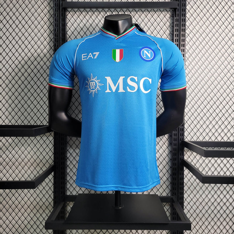 Camisa Napoli Masculino - Temporada 2023/24 - Home (Versão Jogador)