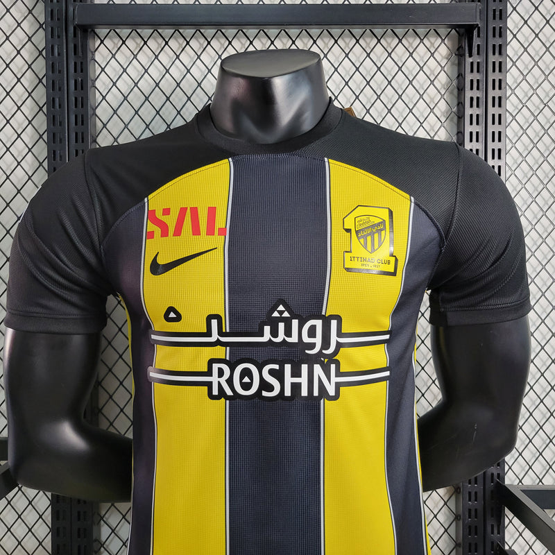 Camisa Al-Ittihad Masculino - Temporada 2023/24 - Home (Versão Jogador)