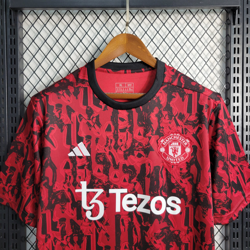 Camisa Manchester United Masculino - Temporada 2023/24 - Uniforme de Treino