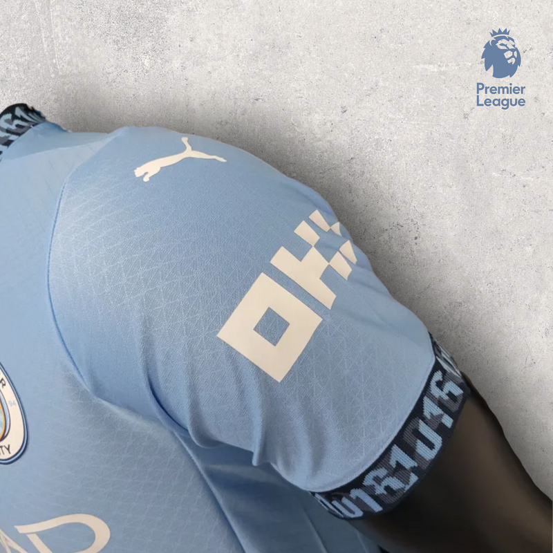 Camisa Manchester City Masculino - Temporada 2024/25 - Home (Versão Jogador)