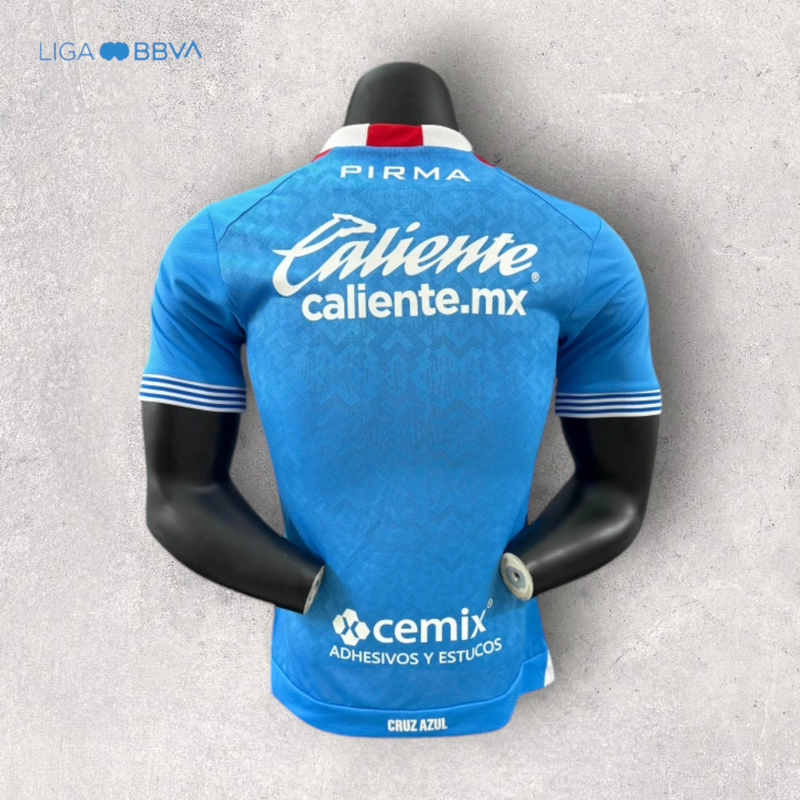 Camisa Cruz Azul Masculino - Temporada 2024/25 - Home (Versão Jogador)