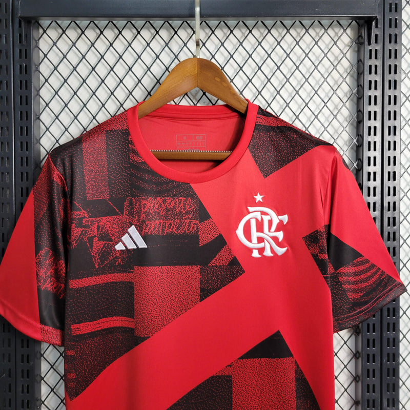 Camisa Flamengo Masculino - Temporada 2023/24 - Uniforme Pré-Jogo