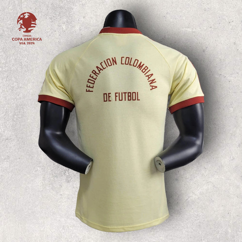 Camisa Colômbia Masculino - Temporada 2024/25 - Uniforme Pré-Jogo (Versão Jogador)