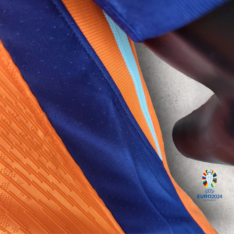 Camisa Holanda Masculino - Temporada 2024/25 - Home (Versão Jogador)