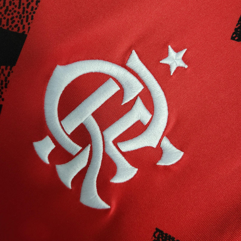 Camisa Flamengo Masculino - Temporada 2023/24 - Uniforme Pré-Jogo