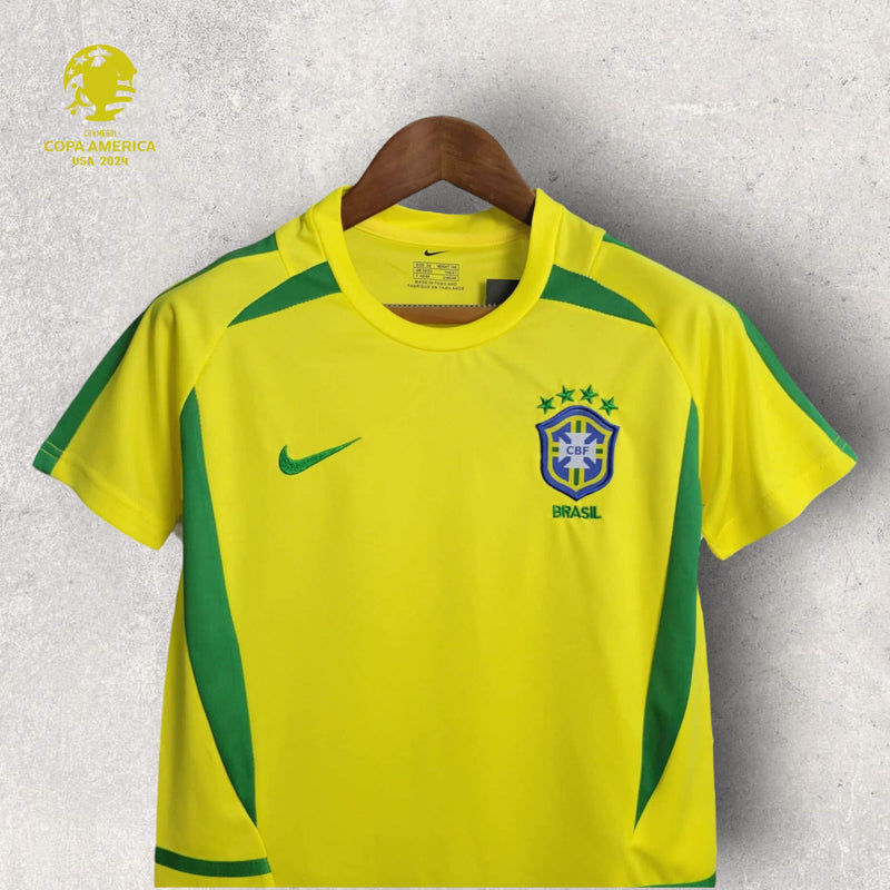 Kit Infantil Retrô Brasil - Temporada 2002/03 - Home