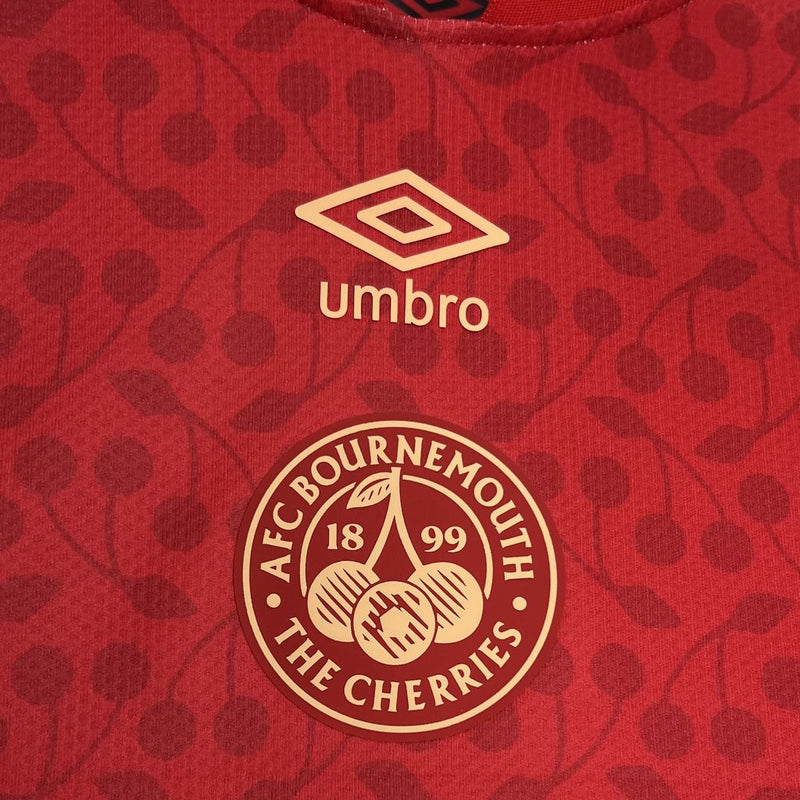 Camisa Bournemouth Masculino - Temporada 2024/25 - Edição Colab "Michael B. Jordan x Umbro" II