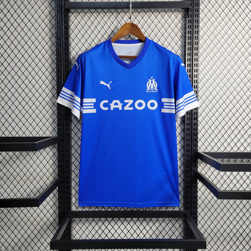 Camisa Marseille Masculino - Temporada 2023/24 - Uniforme Pré-Jogo