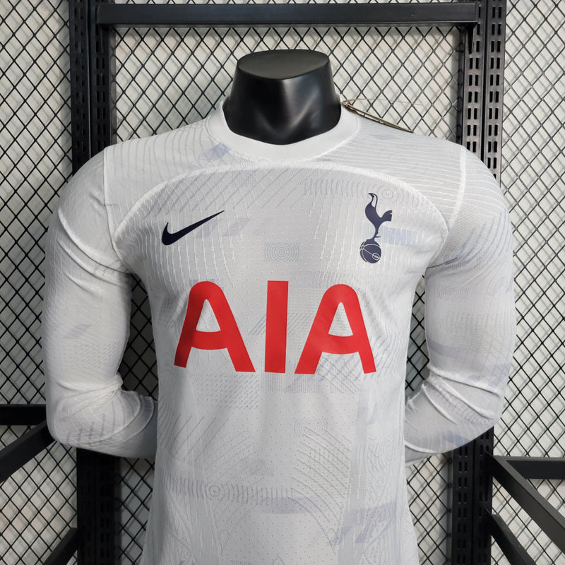 Camisa Manga Longa Tottenham Masculino - Temporada 2023/24 - Home (Versão Jogador)