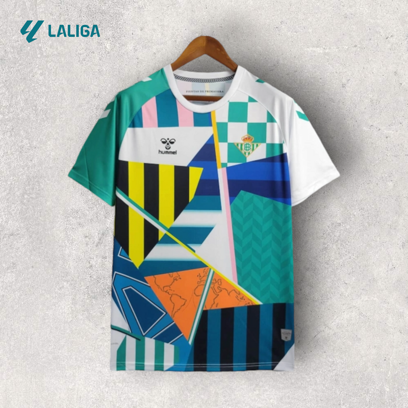 Camisa Real Betis Masculino - Temporada 2023/24 - Uniforme Pré-Jogo Limitado