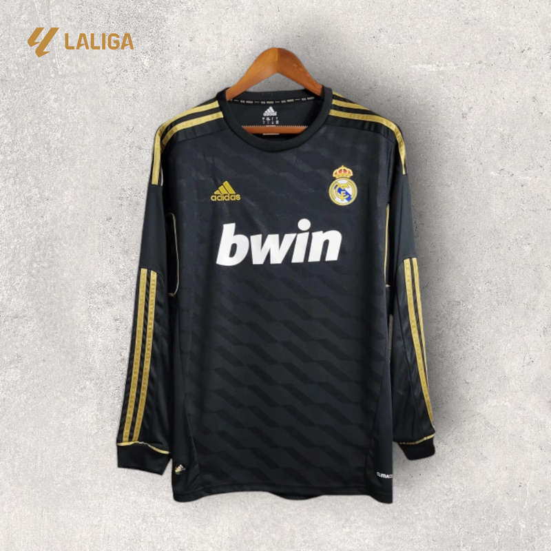 Retrô Manga Longa Real Madrid - Temporada 2011/12 - Away