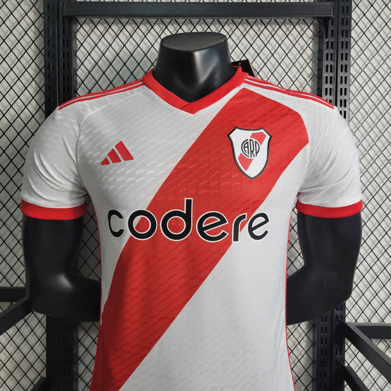 Camisa River Plate Masculino - Temporada 2023/24 - Home (Versão Jogador)