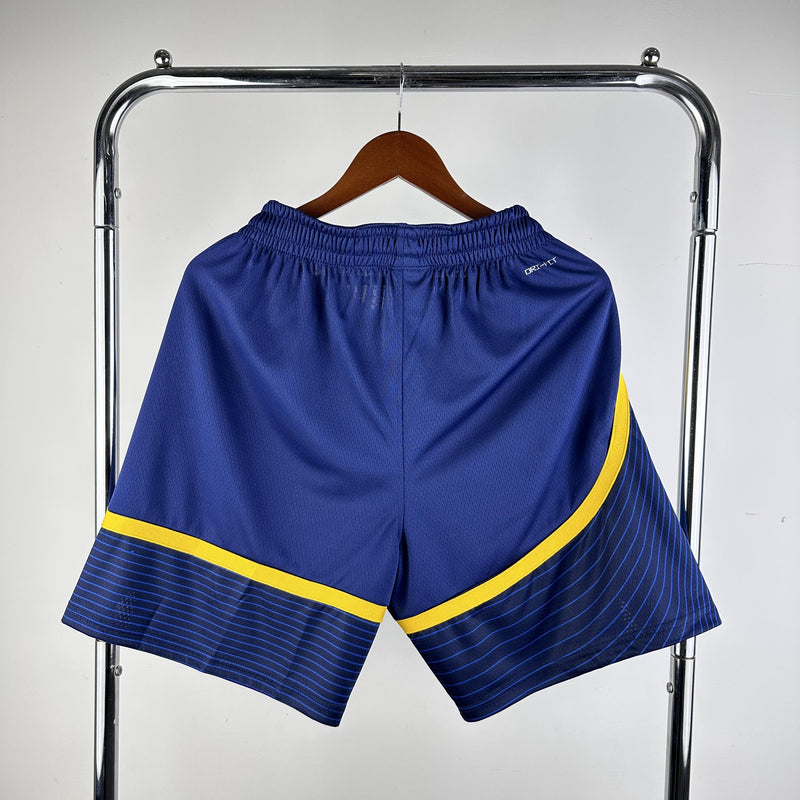 Short Golden State Warriors - Azul e Amarelo