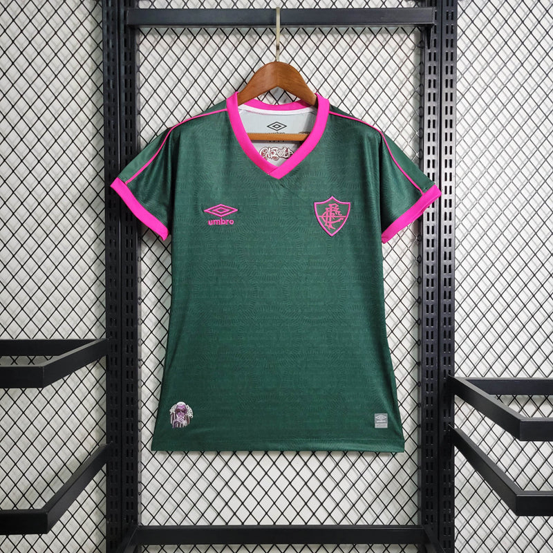 Camisa Fluminense Feminina - Temporada 2023/24 - Uniforme III Cartola