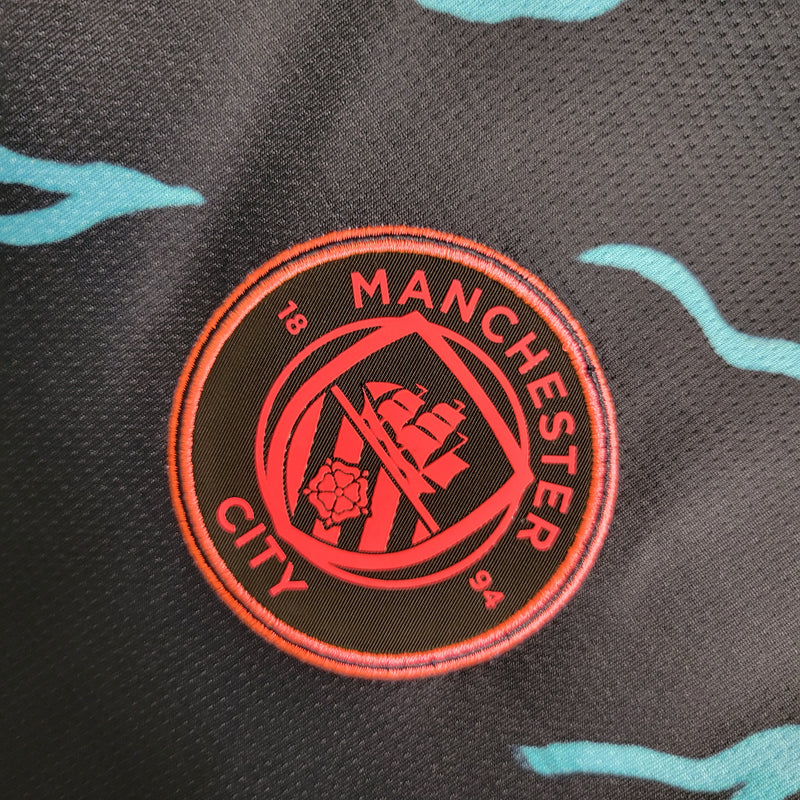 Camisa Manga Longa Manchester City Masculino - Temporada 2023/24 - Uniforme III