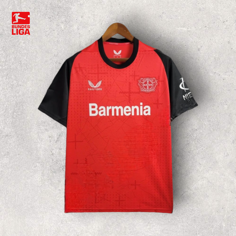 Camisa Bayer Leverkusen Masculino - Temporada 2024/25 - Home