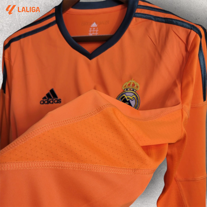 Retrô Manga Longa Real Madrid - 2013/14 - Uniforme III