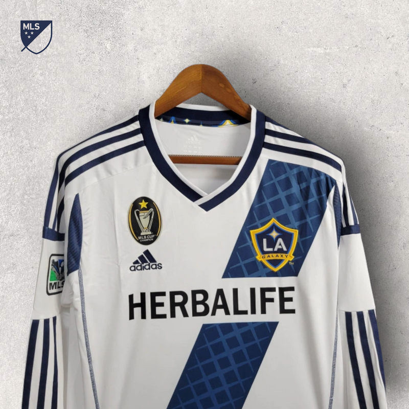 Retrô Manga Longa LA Galaxy - Temporada 2011/12 - Home