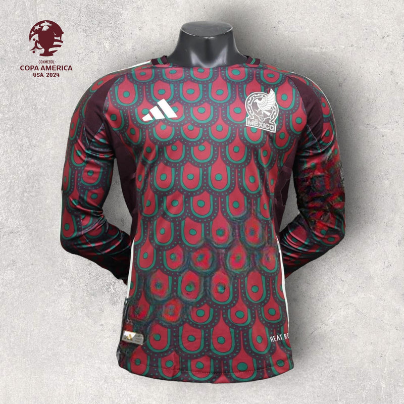 Camisa Manga Longa México Masculino - Temporada 2024/25 - Home (Versão Jogador)