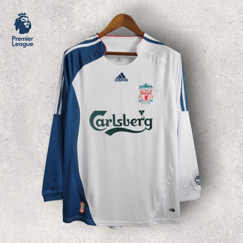 Retrô Manga Longa Liverpool - Temporada 2006/08 - Away