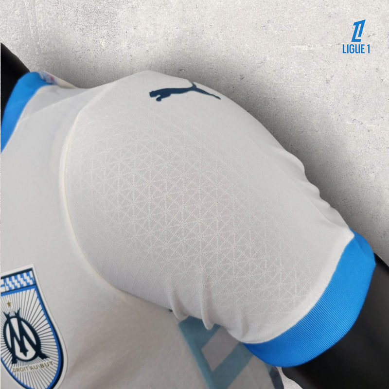 Camisa Marseille Masculino - Temporada 2024/25 - Home (Versão Jogador)