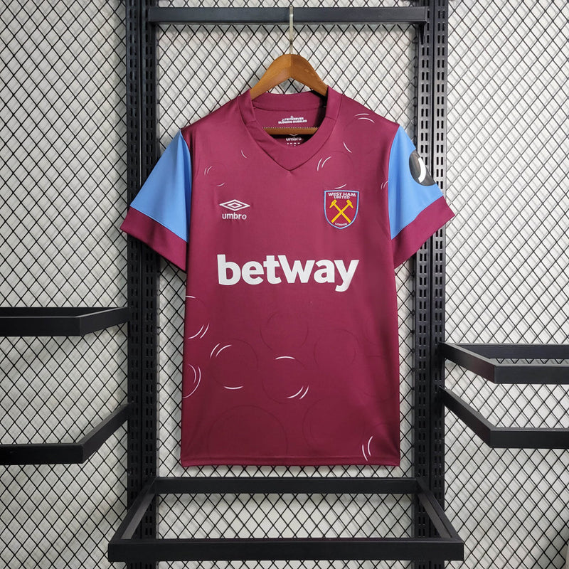 Camisa West Ham Masculino - Temporada 2023/24 - Home