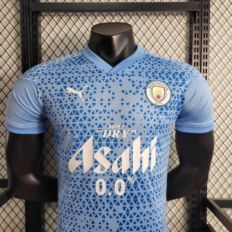 Camisa Manchester City Masculino - Temporada 2023/24 - Uniforme de Treino (Versão Jogador)