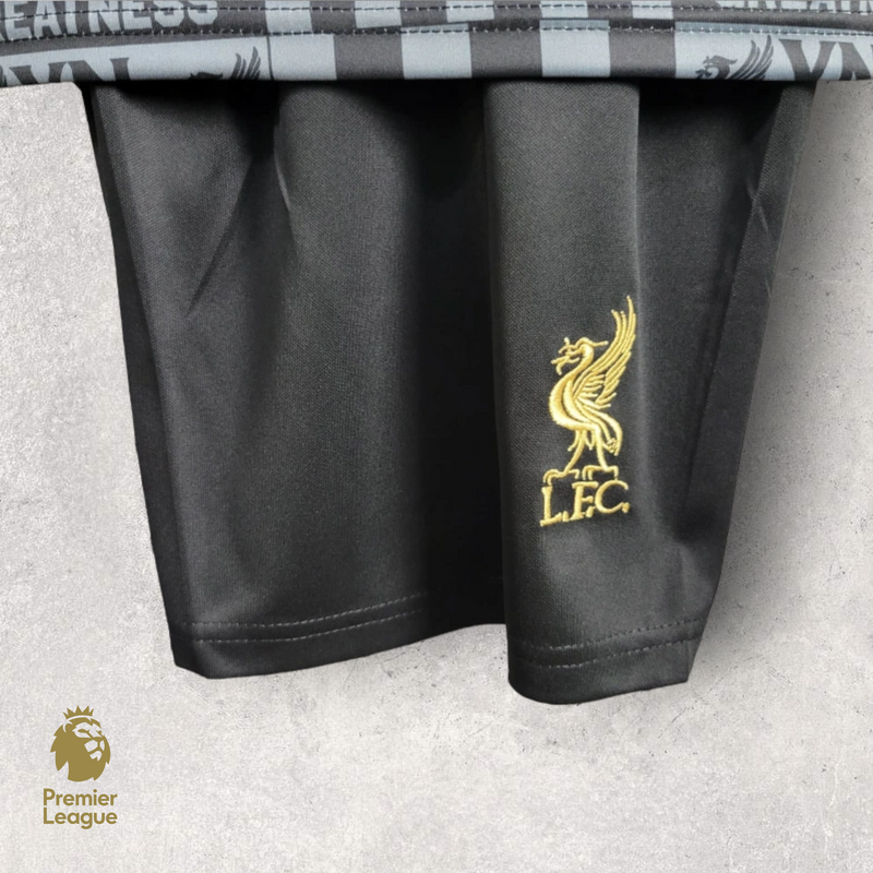 Kit Infantil Liverpool - Temporada 2024/25 - Edição Especial LeBron x Liverpool