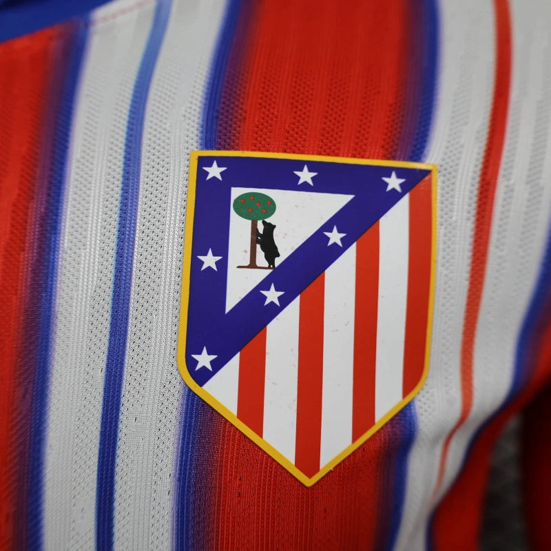 Camisa Manga Longa Atlético de Madrid Masculino - Temporada 2024/25 - Home (Versão Jogador)