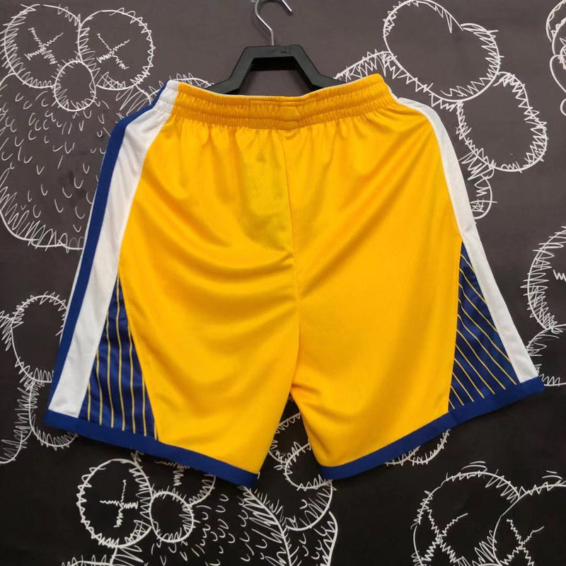 Short Golden State Warriors - Amarelo, Azul e Branco