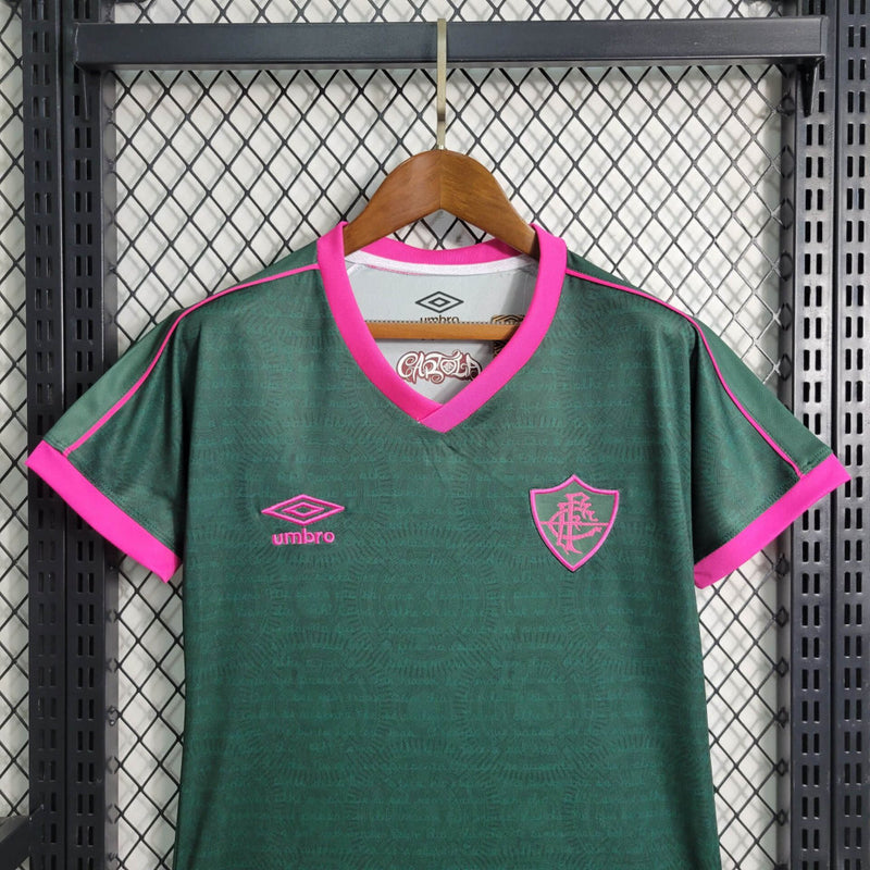 Camisa Fluminense Feminina - Temporada 2023/24 - Uniforme III Cartola