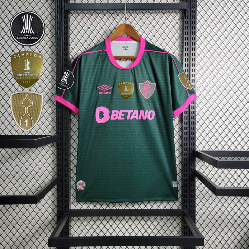 Camisa Fluminense Masculino - Temporada 2023/24 - Uniforme III (Três Patches Libertadores)