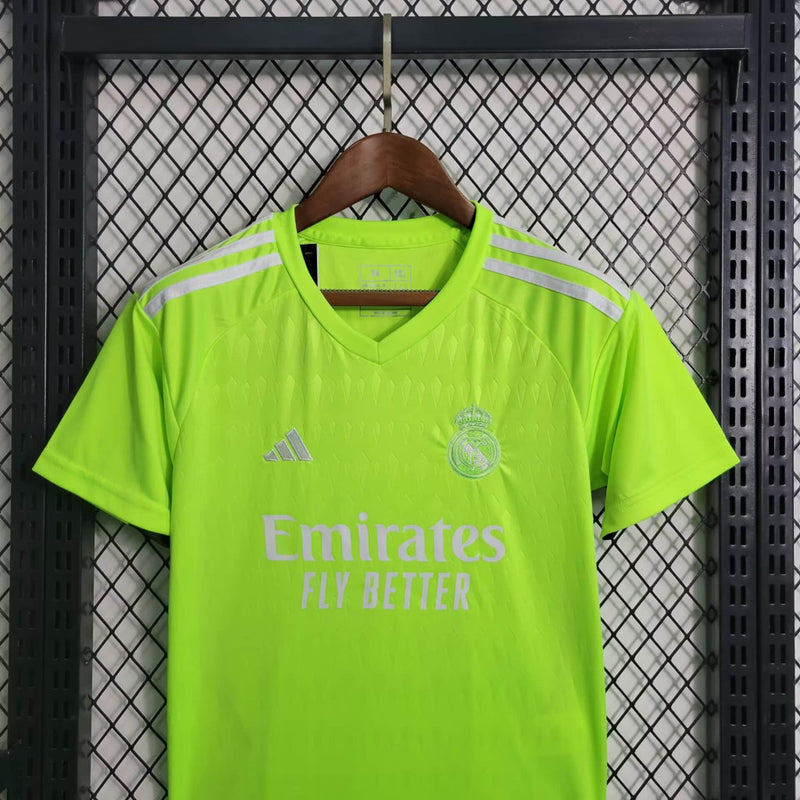 Kit Infantil Real Madrid - Temporada 2023/24 - Uniforme de Goleiro II