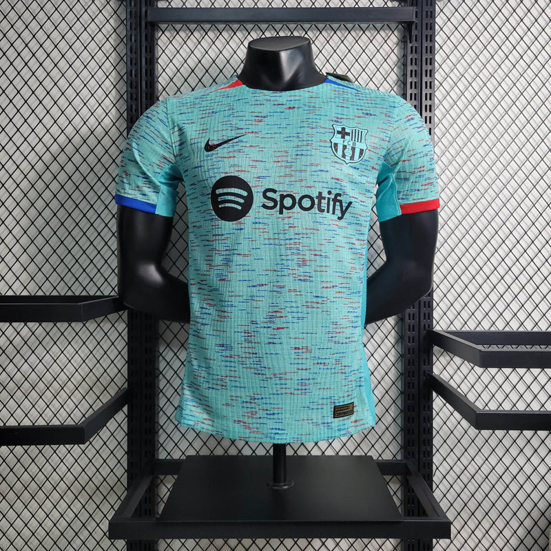 Camisa Barcelona Masculino - Temporada 2023/24 - Uniforme III (Versão Jogador)