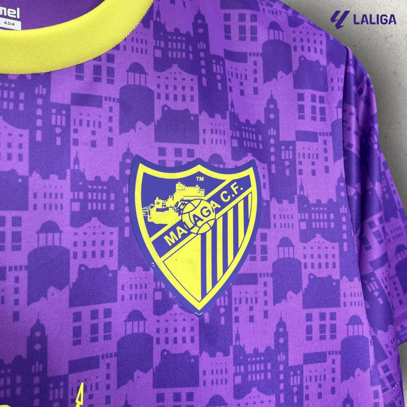 Camisa Málaga Masculino - Temporada 2024/25 - Uniforme Pré-Jogo I