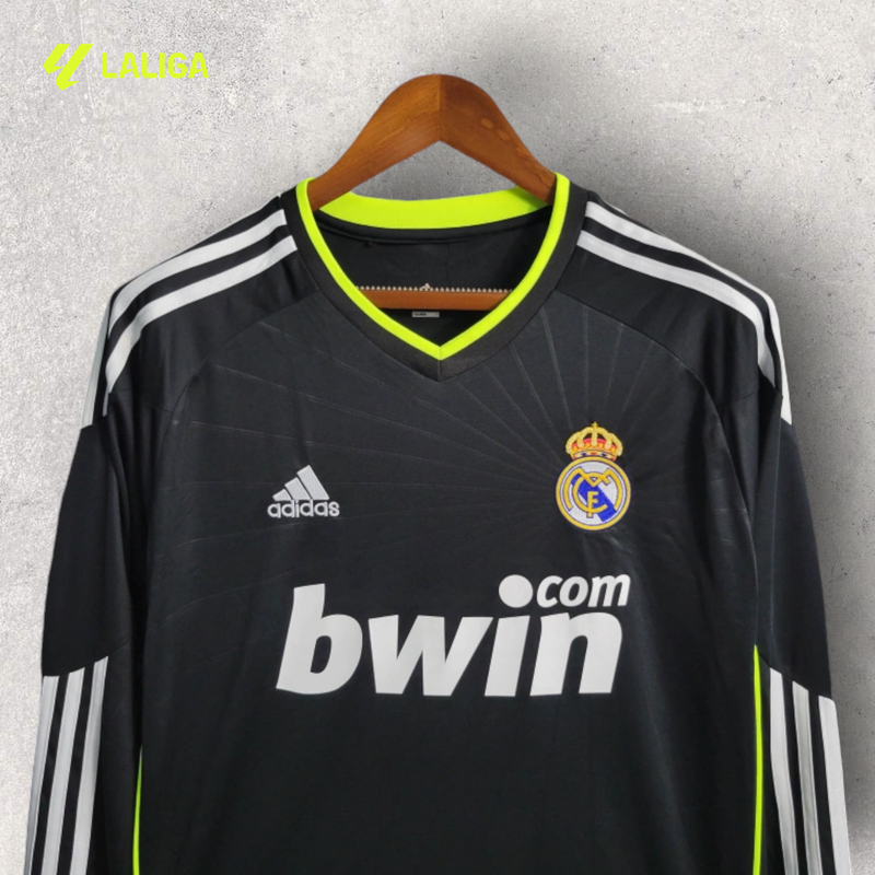 Retrô Manga Longa Real Madrid - Temporada 2010/11 - Away