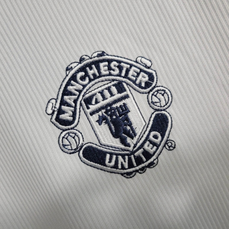 Retrô Manga Longa Manchester United - Temporada 1999/00 - Uniforme III