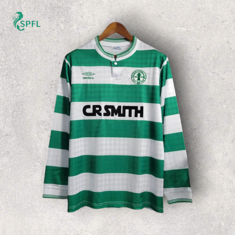 Retrô Manga Longa Celtic FC - Temporada 1987/88 - Home