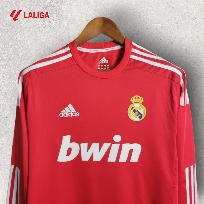 Retrô Manga Longa Real Madrid - Temporada 2011/12 - Uniforme III