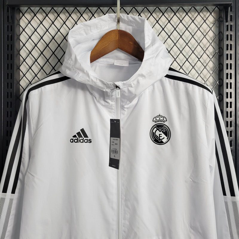 Windbreak Corta-Vento Real Madrid Masculino - Branco