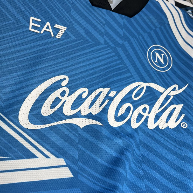 Camisa Napoli Masculino - Temporada 2024/25 - Uniforme Pré-Jogo II "Joint Edition"